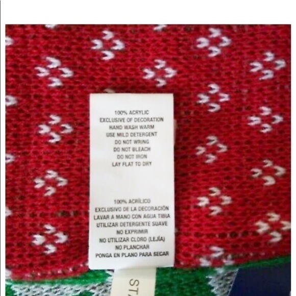 REVERSIBLE Naughty Nice Christmas Scarf - Picture 8 of 8